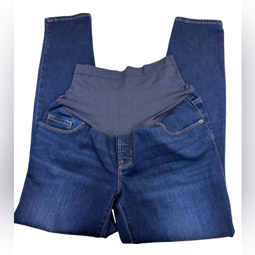 Old Navy Maternity Skinny Full Panel Jeans Cotton/Polyester Size 8